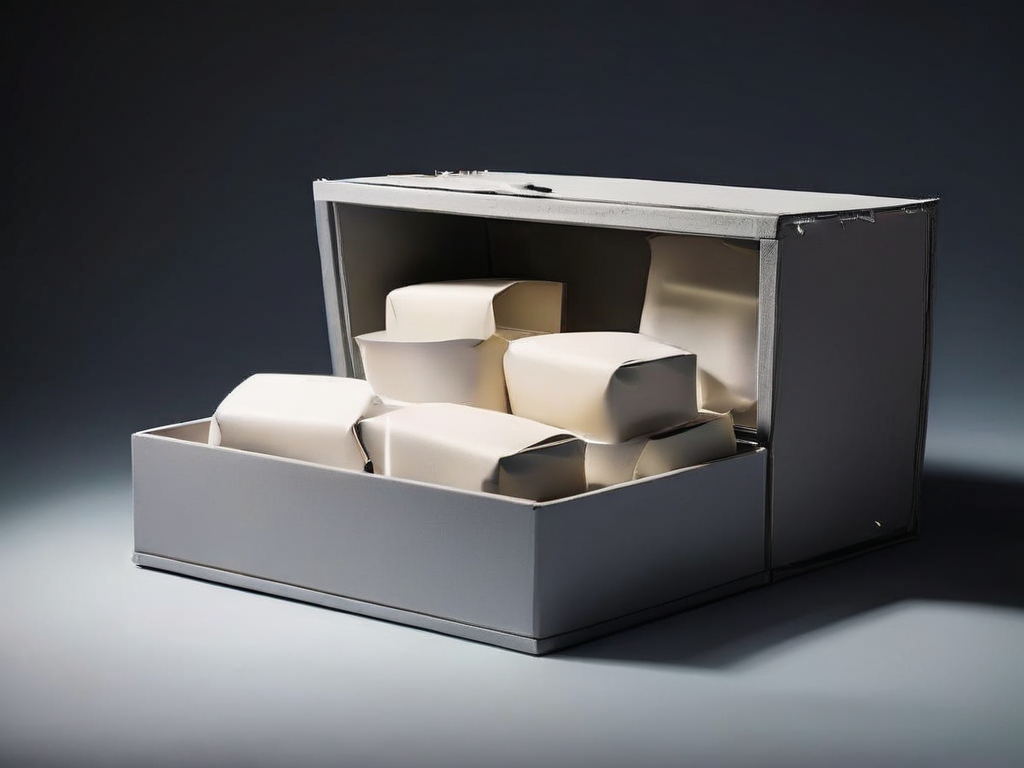 An archival box on a gray surface with blank sleeves being removed from a sorted compartment, symbolizing browser language...